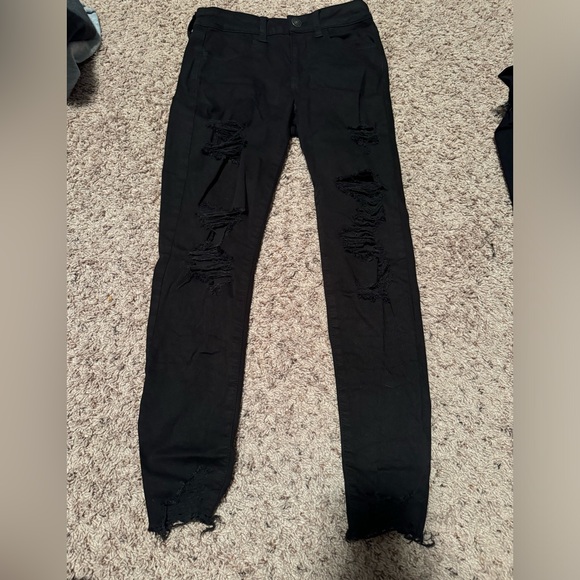 American Eagle High Rise Crop Jeggings, size 4 regular - Picture 1 of 5